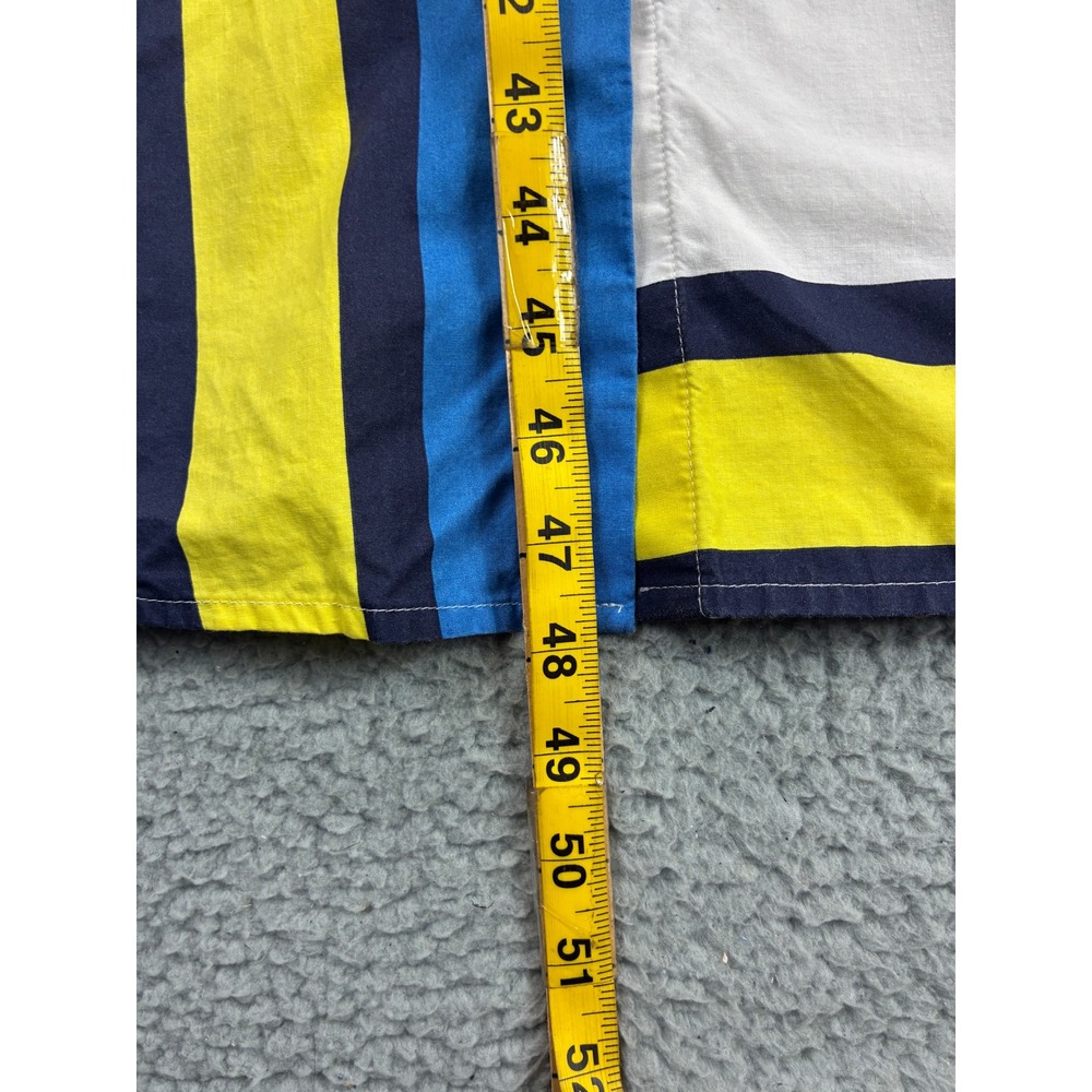Next Belted Shirtdress Womens 4 Blue Yellow Striped Casual Long Sleeve Maxi - Picture 9 of 13